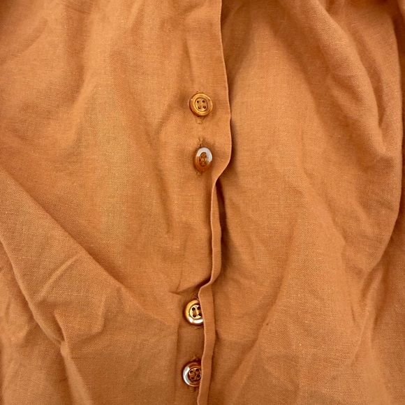 Doen Rust Button-Up Blouse - Picture 2 of 4